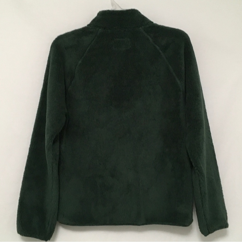 Goodfellow & Co. Mens Size M Green Soft Fleece Full Zip Jacket Pockets - Picture 2 of 7